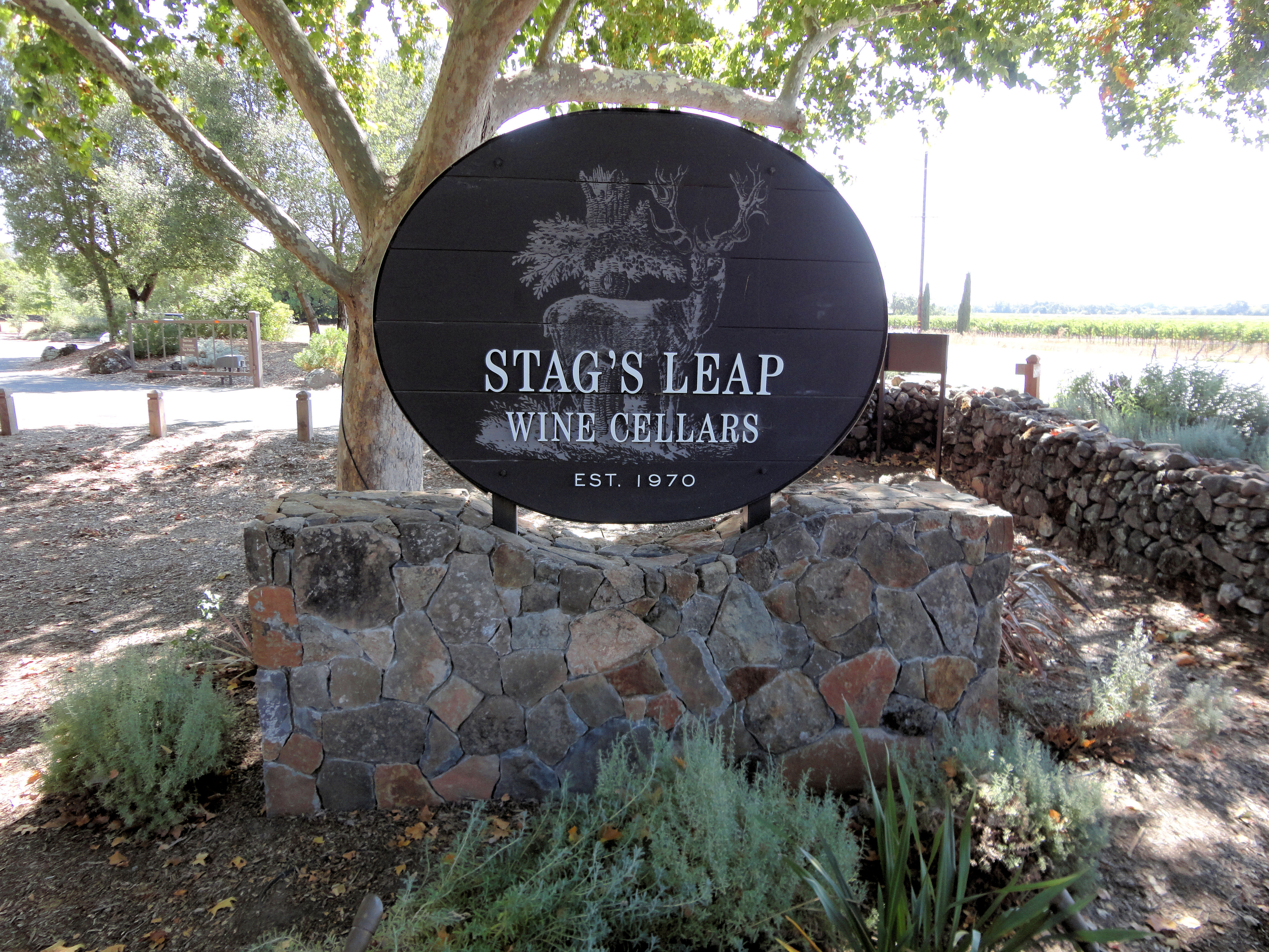 Stag's Leap Wine Cellars entrance, Napa Valley