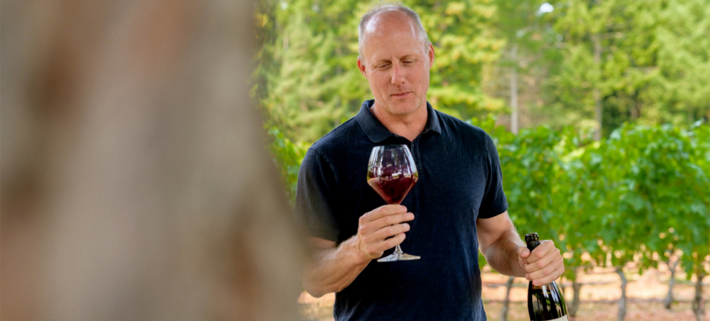 Thomas Rivers Brown winemaker portrait