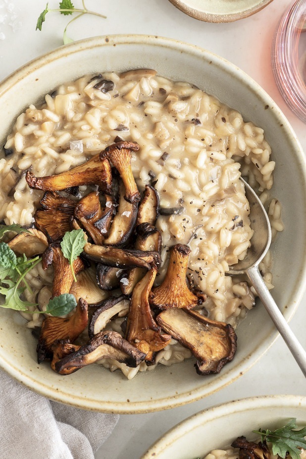 Wild mushroom risotto