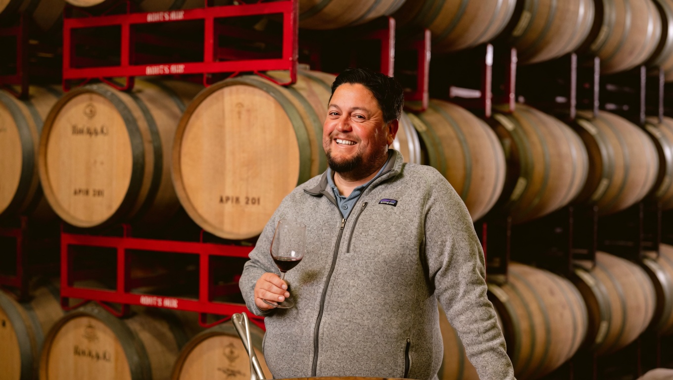 Macario Montoya winemaker for Roots Run Deep Winery