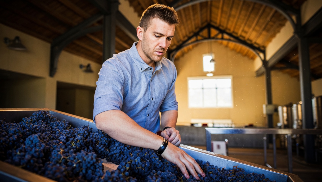 Taken Wine Co. winemaker and house portrait