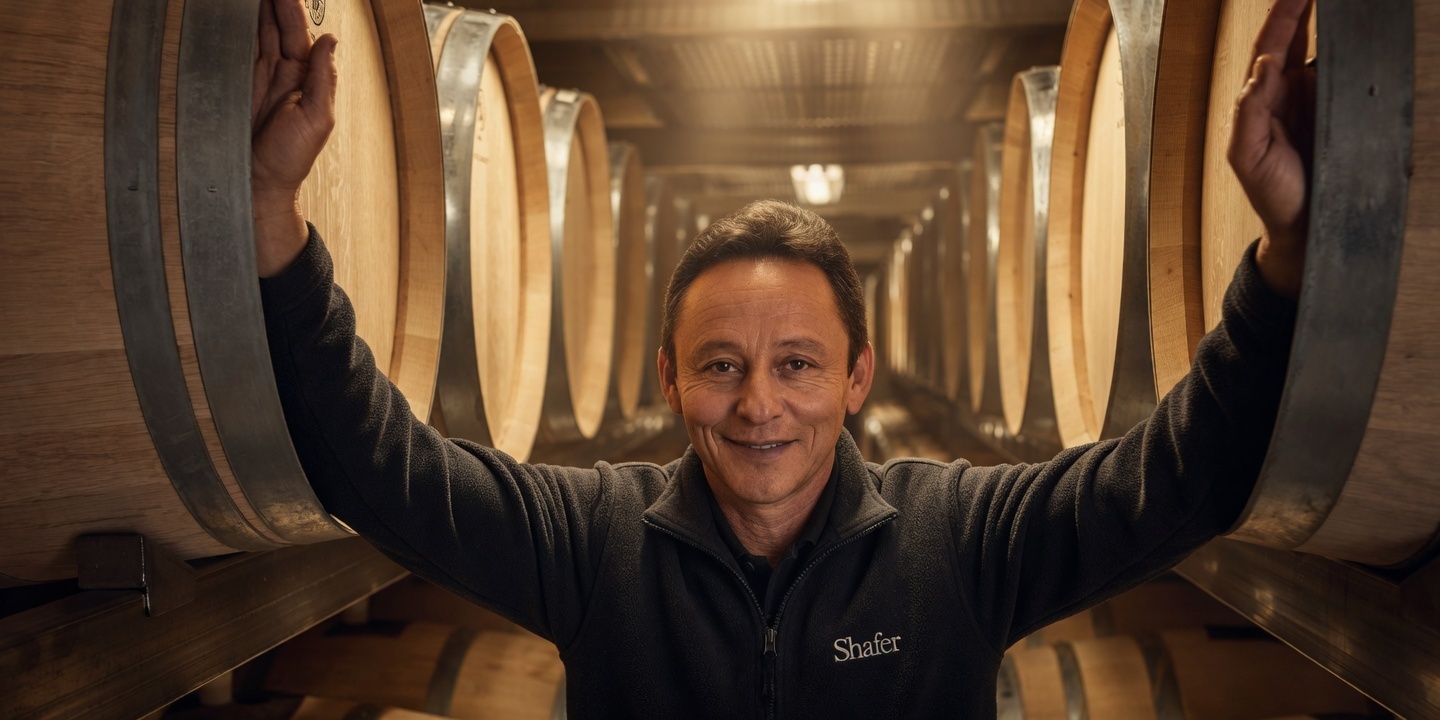 Shafer winemaker and cellar