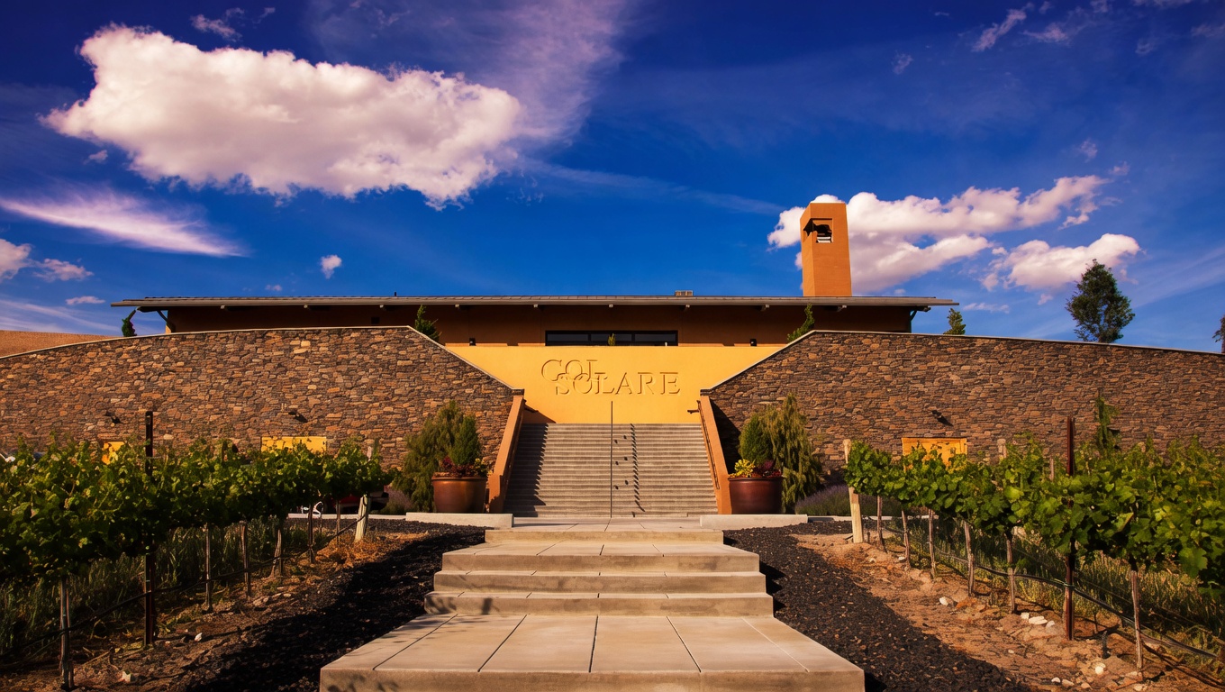 Col Solare winery entrance on Red Mountain