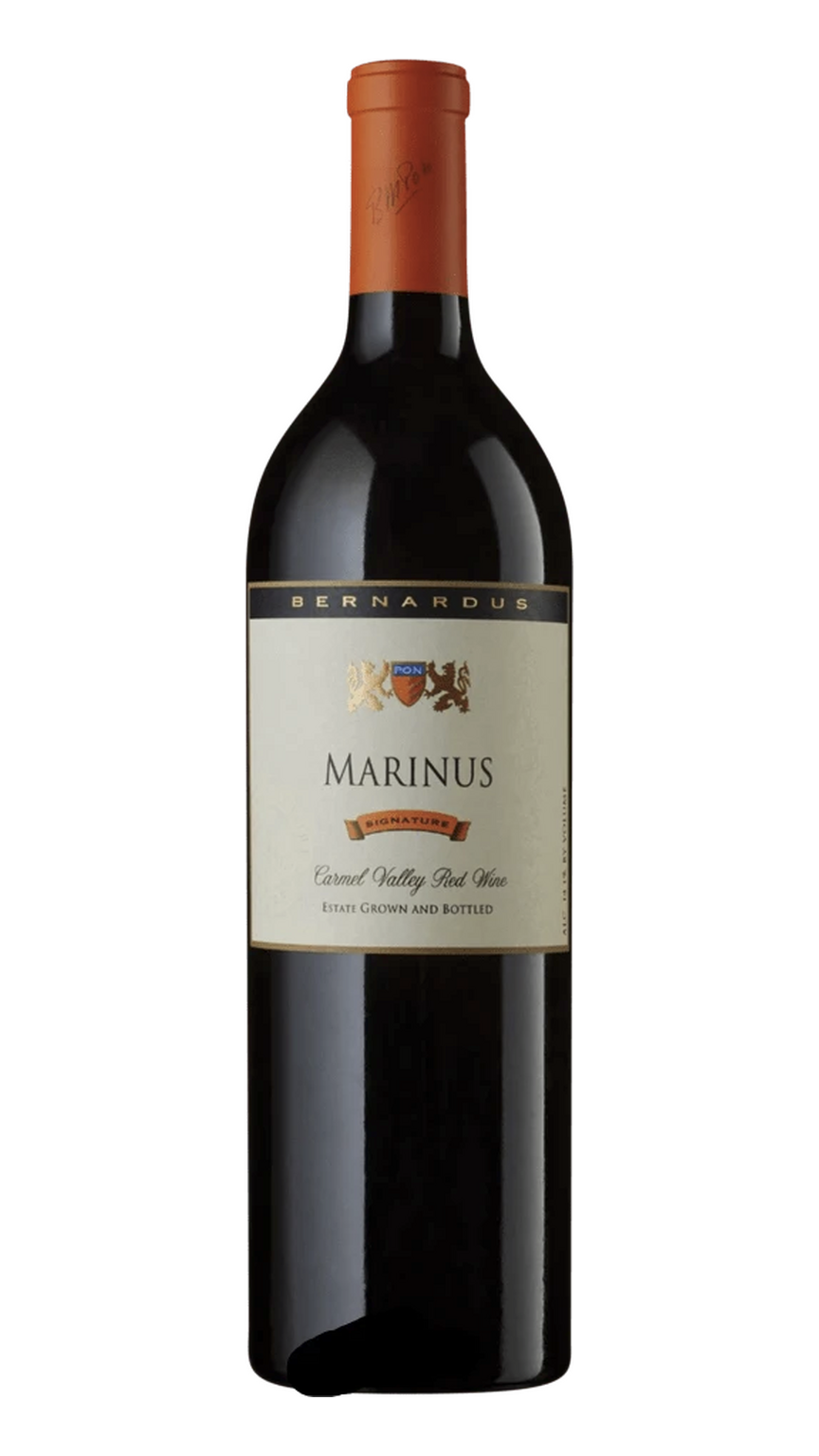 2019 Bernardus Marinus Signature Carmel Valley red wine bottle