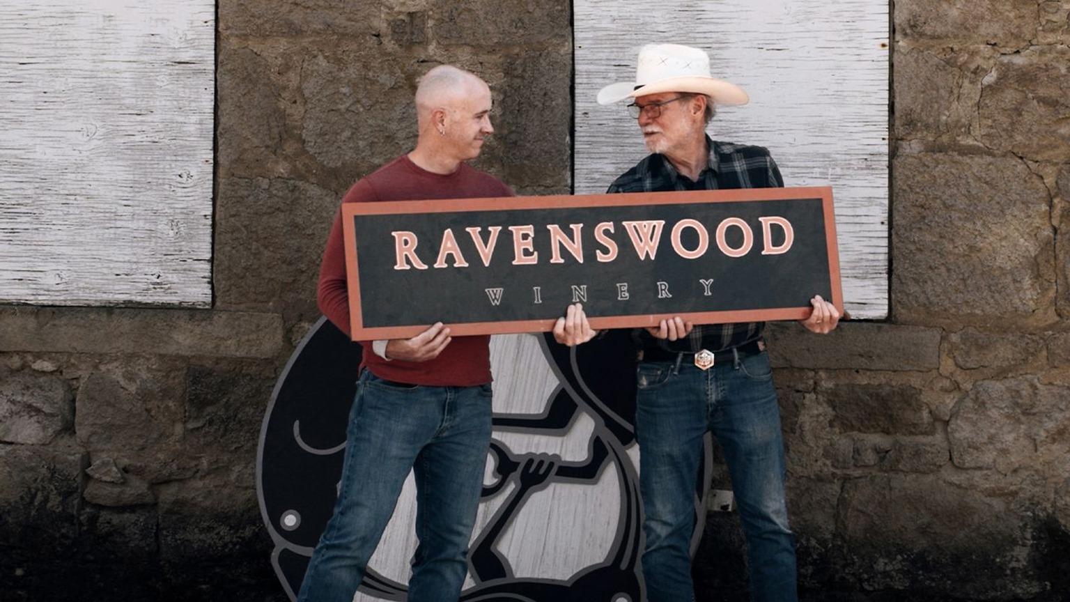 Ravenswood founder Joel Peterson with the winemaking team