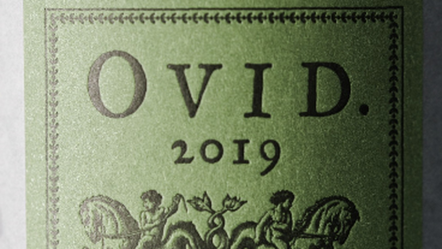 Green Ovid tissue wrap printed OVID 2019