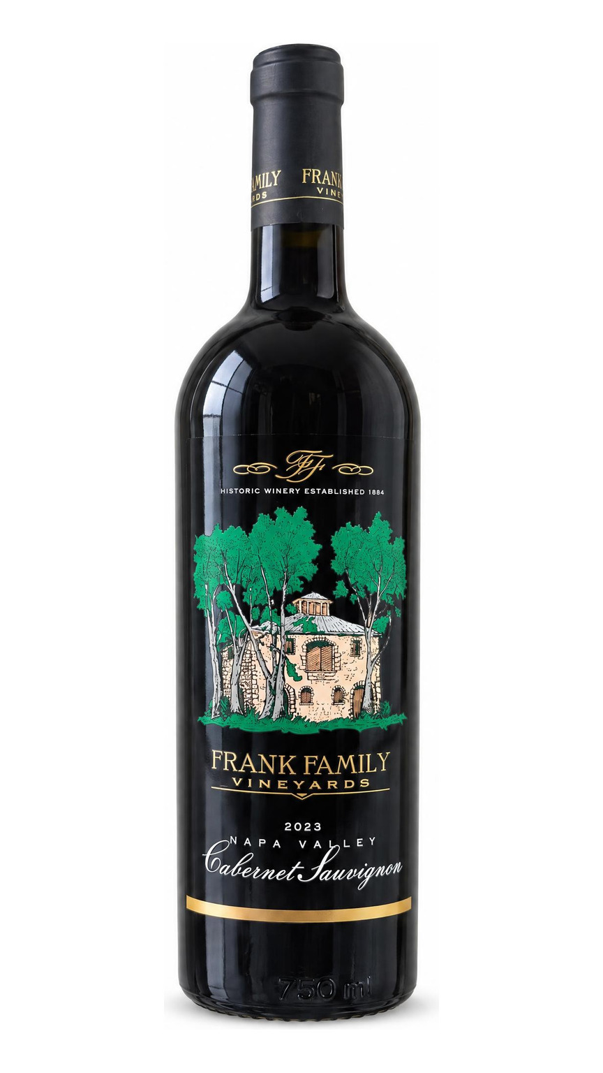 2023 Frank Family Napa Cabernet bottle
