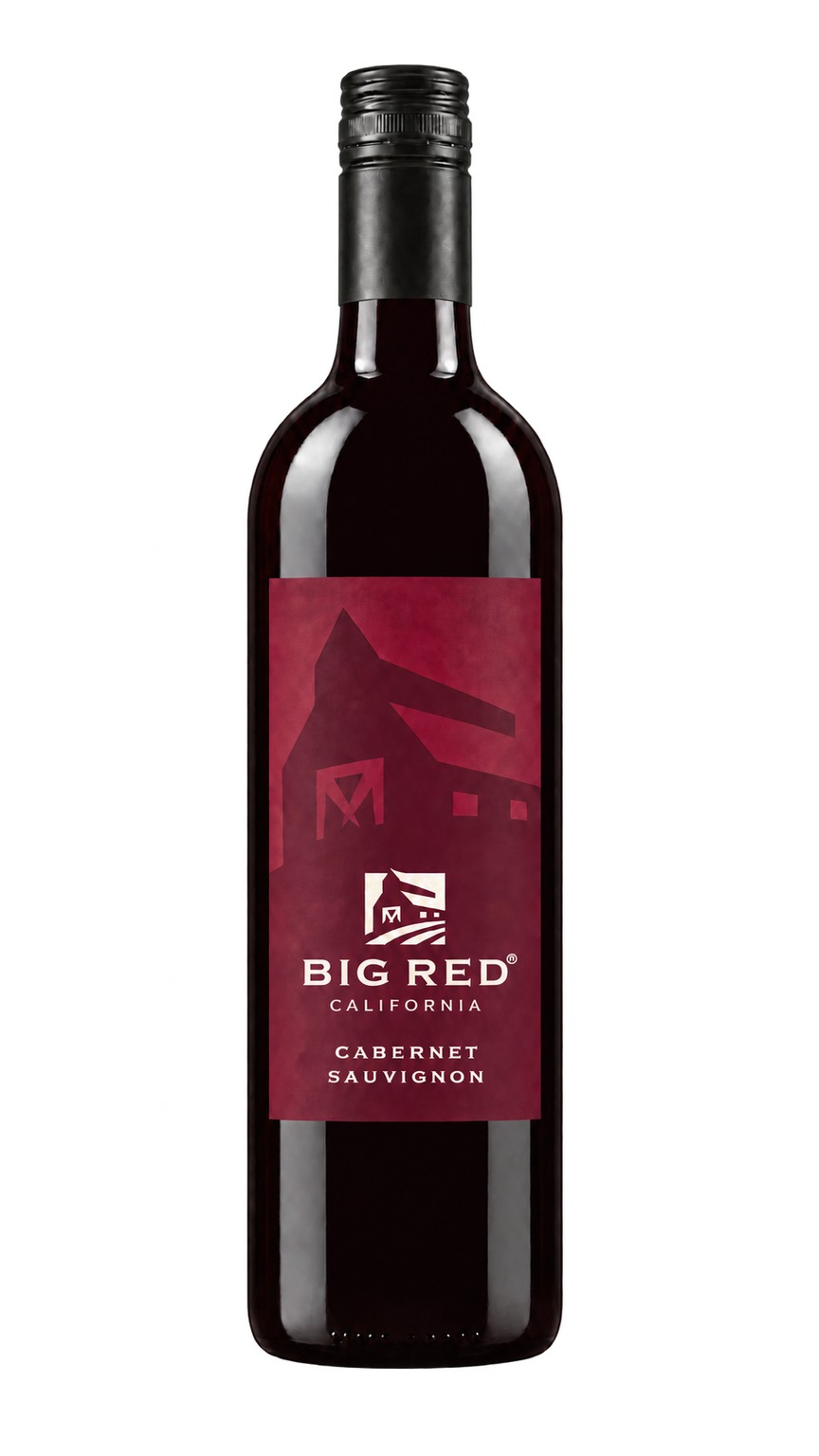 Big Red California Cabernet Sauvignon bottle