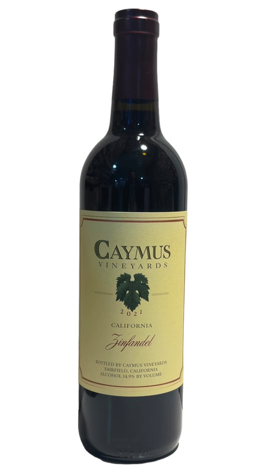 2021 Caymus Vineyards Zinfandel California bottle