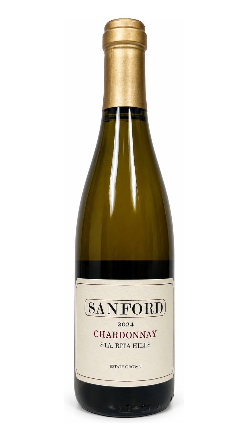 375ML Half Bottle 2024 Sanford Winery Chardonnay Sta Rita Hills bottle
