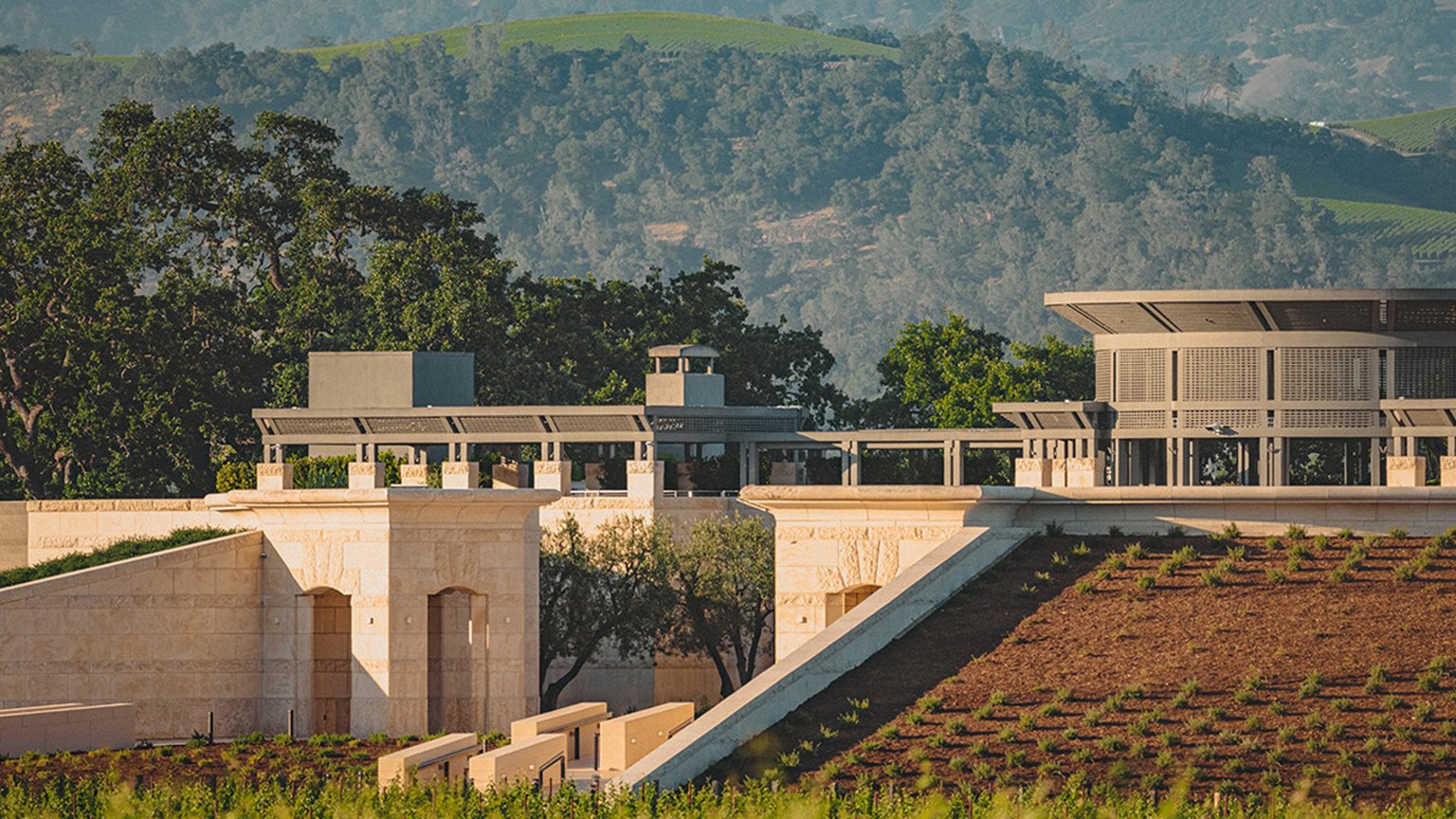 The Opus One winery in Oakville