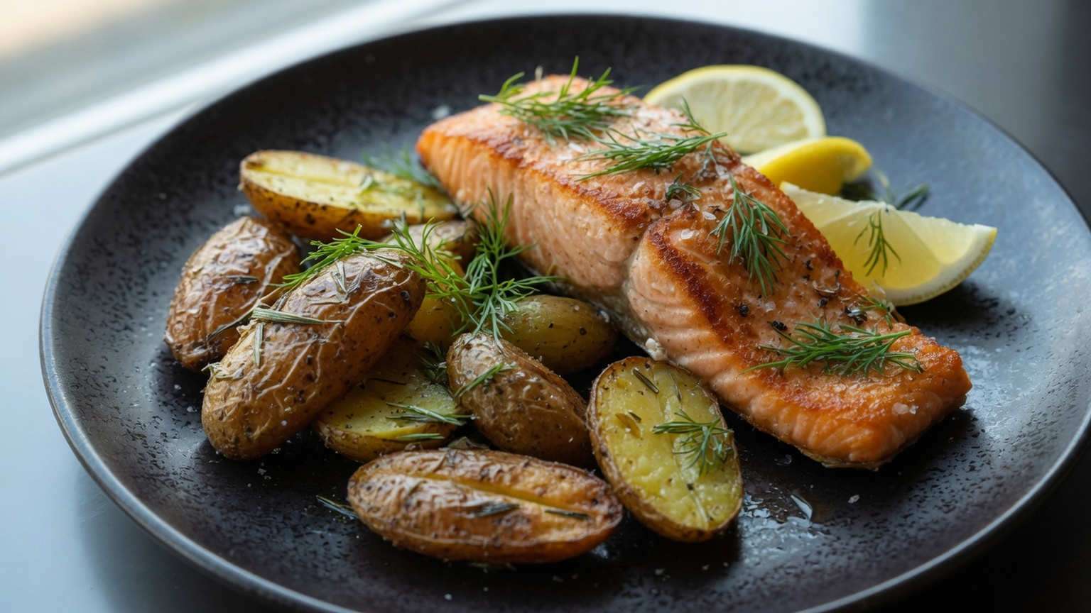Crispy-Skin Salmon, food pairing image