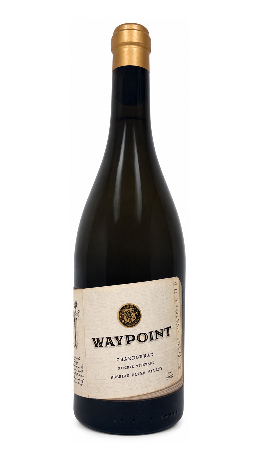 2022 Waypoint Chardonnay Ritchie Vineyard bottle