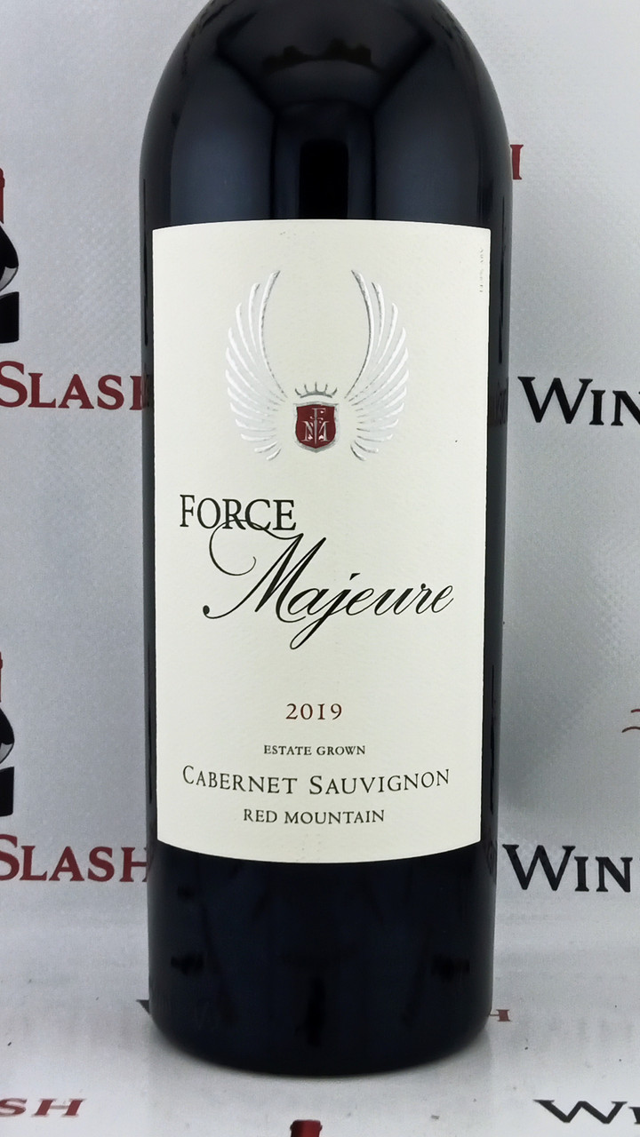 2019 Force Majeure Red Mountain Estate Cabernet Sauvignon bottle