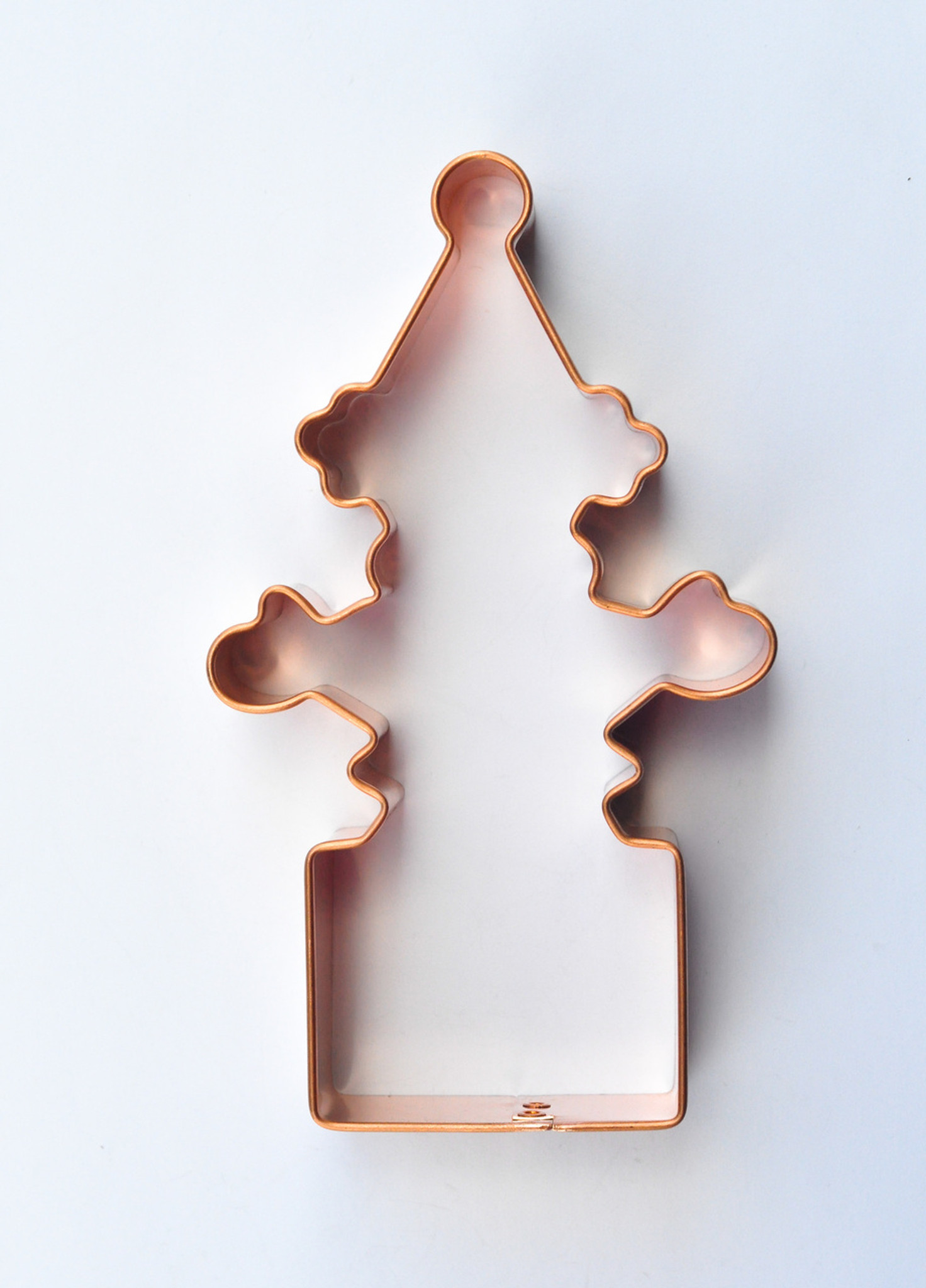 Mushroom b by e - ecrandal handmade copper cookie cutters