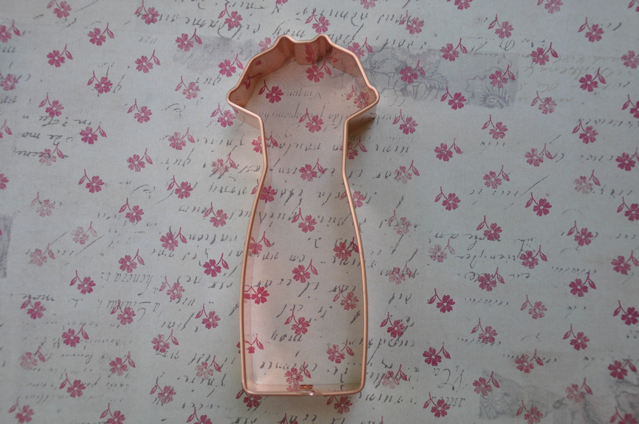 Kimono Style Dress Ecrandal Handmade Copper Cookie Cutters