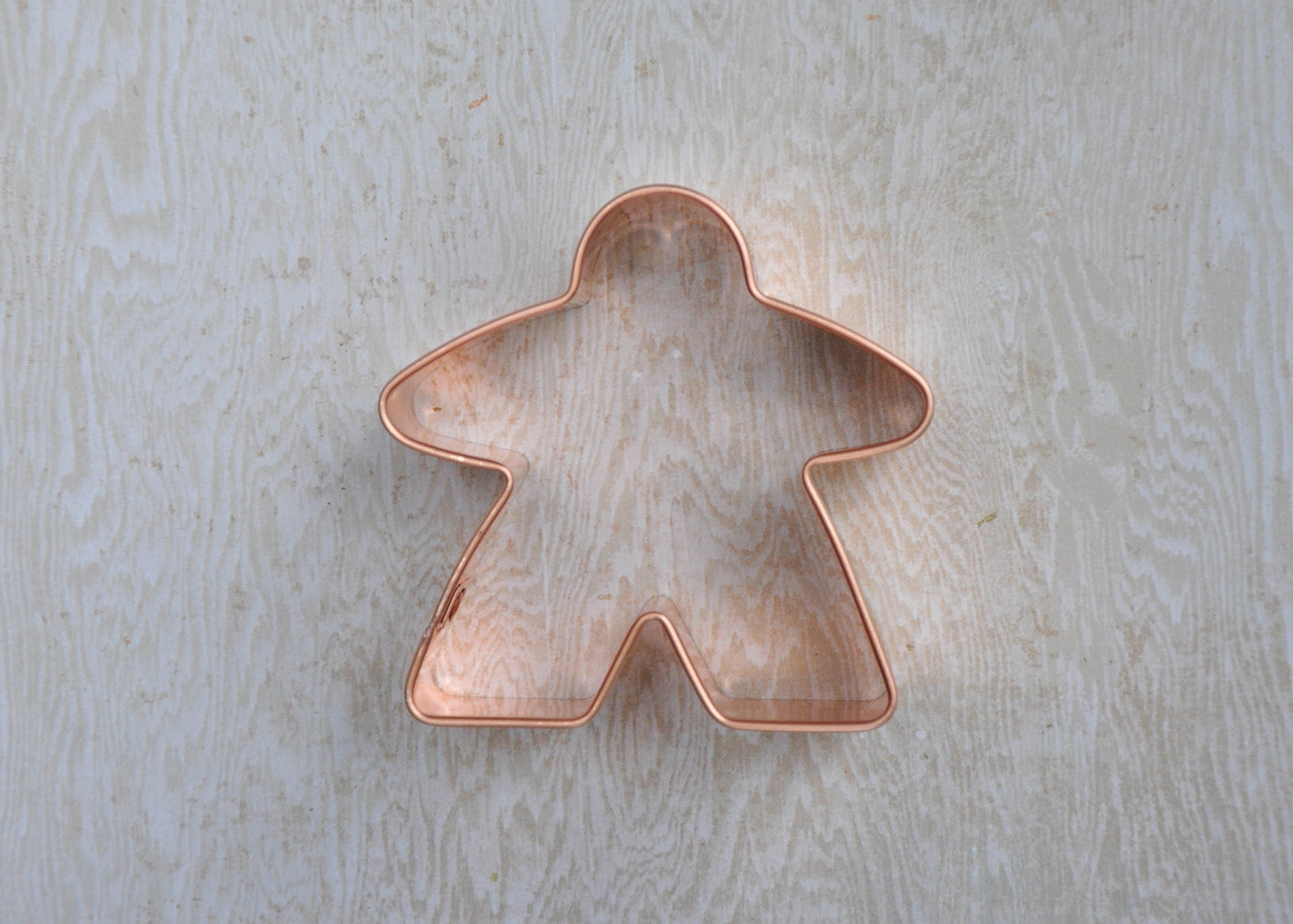 MEEPLE GAME PIECE - ecrandal handmade copper cookie cutters