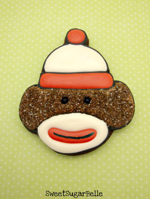 SOCK MONKEY HEAD