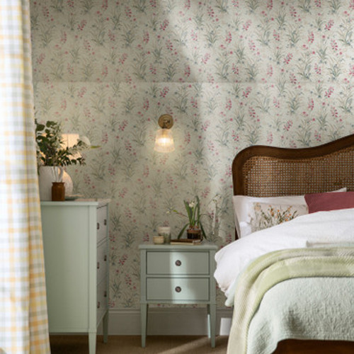 Laura Ashley Mosedale Posy Soft Natural Wallpaper - 122750_ROOMSET_MOSEDALE POSY SOFT NATURAL.jpg