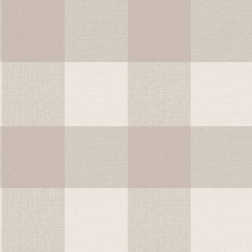 Glamorous Check Natural Wallpaper