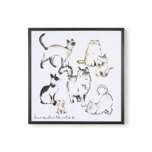 Home Is Where The Cat Is Wall Art
