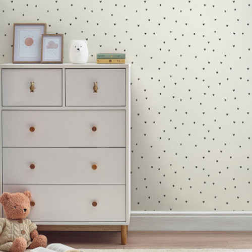 Next Ditsy Heart Black & White Wallpaper - 127709_ROOMSET_DITSY HEART BLACK & WHITE_01.jpg
