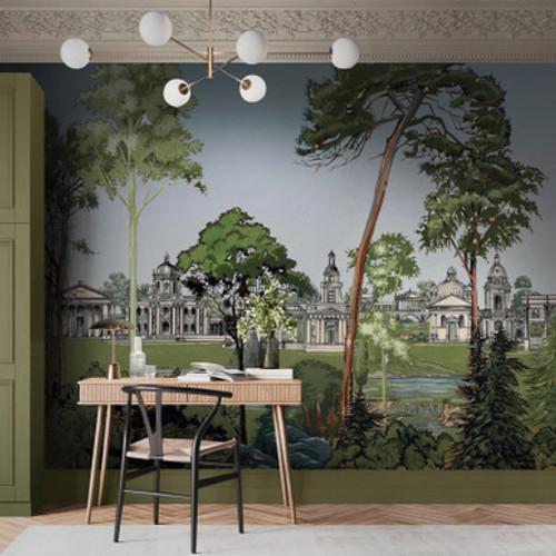 Stately Promenade Day Panoramic Bespoke Mural - 140415_ROOMSET_01.jpg