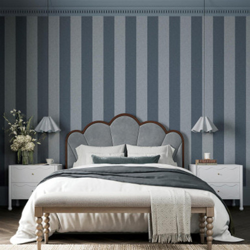 Regent Stripe Archival Blue Wallpaper - 142525_ROOMSET_REGENT STRIPE ARCHIVAL BLUE_01.jpg