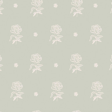 Cath Kidston Spitalfield Bunches Sage Wallpaper - 145330_TILE_SPITALFIELD BUNCHES SAGE_01.jpg