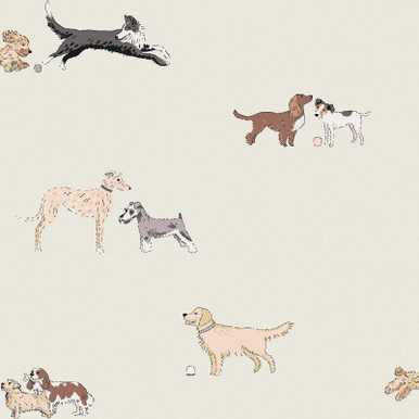 Sophie Allport Doggy Daycare Off White Wallpaper - 146866_TILE_DOGGY DAYCARE OFF WHITE_01.jpg
