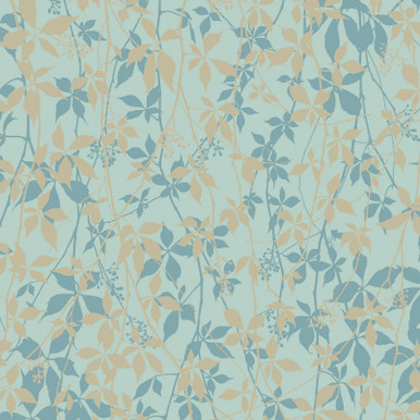 Clarissa Hulse Virginia Creeper Powder Blue & Gold Wallpaper - 147011_TILE_VIRGINIA CREEPER_POWDER BLUE & SOFT GOLD_01.jpg