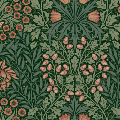 Oak & Willow Privet Green Wallpaper - 147063_TILE_OAK & WILLOW PRIVET GREEN_01.jpg
