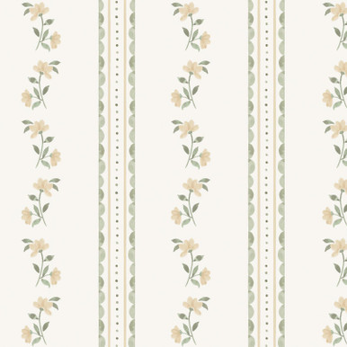 Cath Kidston Treasure Floral Lemon and Sage Wallpaper - 149124_TILE_TREASURE FLORAL LEMON AND SAGE_01.jpg