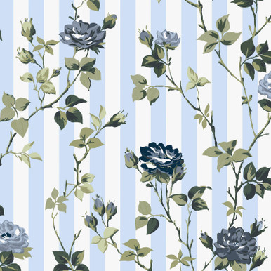 Cath Kidston Climbing Rose Blue Wallpaper - 149131_TILE_CLIMBING ROSE BLUE_01.jpg