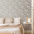 vittorio grey & rose gold geometric wallpaper