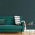 marquise plain emerald wallpaper