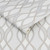 ribbon geo grey & rose gold wallpaper