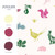 joules etched woodland creme multi wallpaper