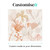 Scandi Floral Peach Bespoke Mural