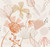 Scandi Floral Peach Bespoke Mural