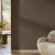 Next Mocha Ticking Stripe Wallpaper - 146880_ROOMSET_MOCHA TICKING STRIPE_01.jpg
