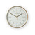 Glenn Gold Contemporary Metal Clock