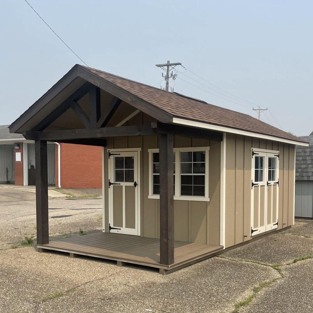 10x14' Alpine Woodsman w/6' Porch