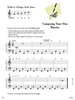 sample page treble G 5-finger scale notes
