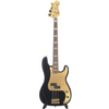 Squier 40th Anniversary Gold Edition Precision Bass Guitar - Black