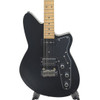 Used Reverend Double Agent Wilkinson Trem Electric Guitar - Midnight Black