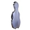 Tonareli Silver Fiberglass Viola Case - closed