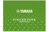 Yamaha YAC1112P Powdered Pad Paper label