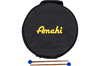 Amahi 10" Steel Tongue Drum - Black carrying bag with mallets