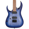 Ibanez RGA42FM Standard Lefty Electric Guitar - Blue Lagoon Burst Flat - body front